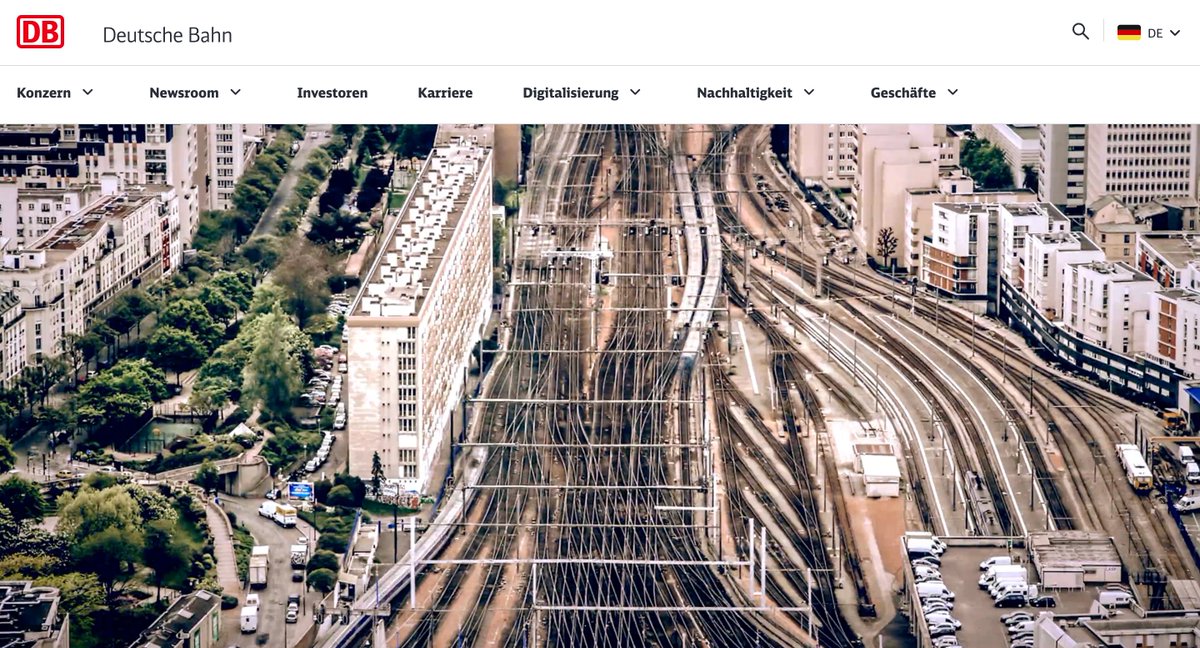 Die .com-Website präsentiert die <a href="/DB_Bahn/">Deutsche Bahn Personenverkehr</a>
als global agierendes Unternehmen mit Schwerpunkten auf Nachhaltigkeit, Innovation und digitale Transformation. Professionell gestaltet und informativ, betont sie den Fortschritt und die Zukunftsorientierung der Deutschen Bahn. #apPRoved