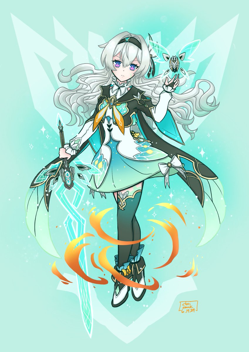 It's #Firefly day! I was going for a Magical Girl vibe :) #honkaistarrail #FWPenacony