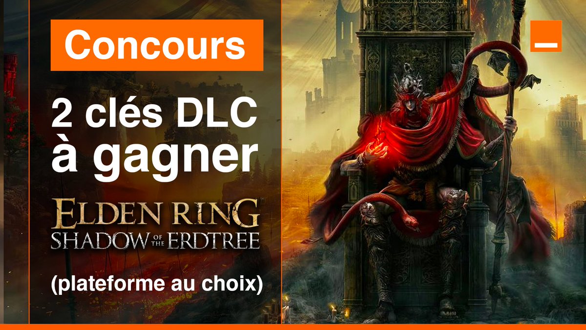 ⚔️ CONCOURS ⚔️

Pour la sortie d'Elden Ring: Shadow of the Erdtree, on vous fait gagner 2 éditions du DLC (plateforme de votre choix) !

Pour participer, très simple :

➡️ Follow <a href="/RushEsport/">Rush Esport</a> + RT

TAS le 21/06