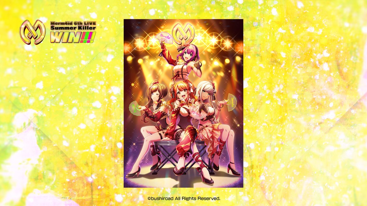 Merm4id 6th LIVE「Summer Killer WIN!!!!」キービジュアル公開 