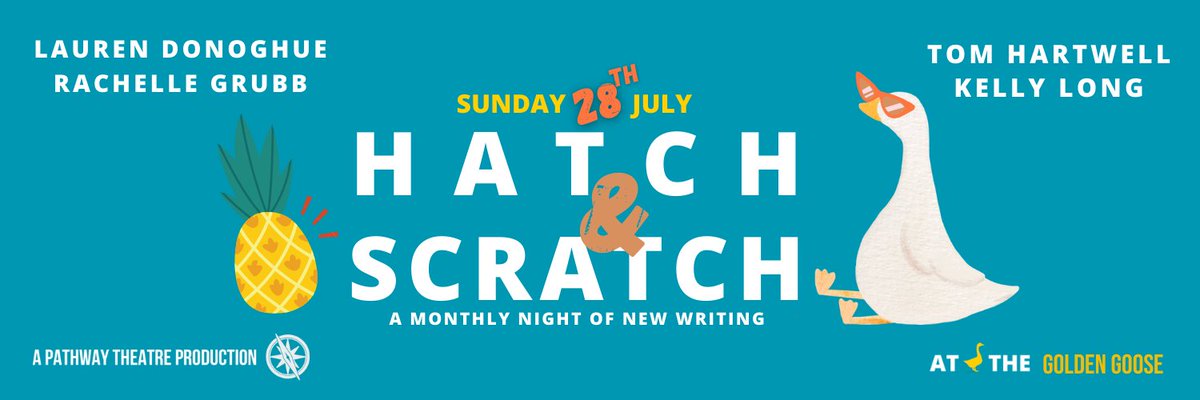 Pathway Theatre (@pathwaytheatre) on Twitter photo Our next confirmed date! <a href="/GooseTheatre/">Golden Goose Theatre</a> on Sunday 28th July! 🍍🐣
#newwriting #submissions #playwrights #fringetheatre #londonfringe #scratchnight Our next confirmed date! <a href="/GooseTheatre/">Golden Goose Theatre</a> on Sunday 28th July! 🍍🐣
#newwriting #submissions #playwrights #fringetheatre #londonfringe #scratchnight