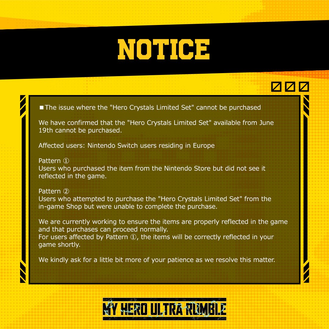 MY HERO ULTRA RUMBLE tweet media