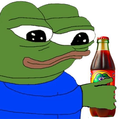 PepeCola_Solana's tweet photo. $PEPECOLA: the only cola that makes Pepe smile. https://t.co/G1CZJvOlSI