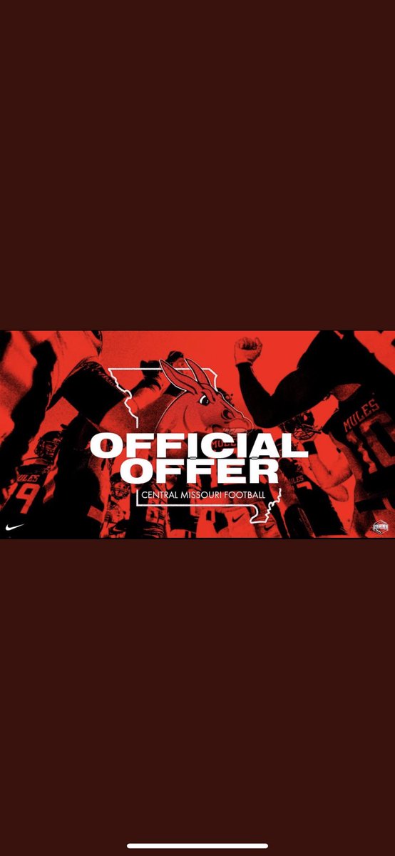 Anthony Thompson (@athompson_7) on Twitter photo After a great visit with <a href="/CoachZ_McCarthy/">Zach McCarthy</a> and <a href="/JonesgGreg/">Greg Jones, CSCS</a> I am exited to announce I have received another offer from UCM!!
#AGTG <a href="/FortOFootball/">Fort Osage Indians</a> After a great visit with <a href="/CoachZ_McCarthy/">Zach McCarthy</a> and <a href="/JonesgGreg/">Greg Jones, CSCS</a> I am exited to announce I have received another offer from UCM!!
#AGTG <a href="/FortOFootball/">Fort Osage Indians</a>