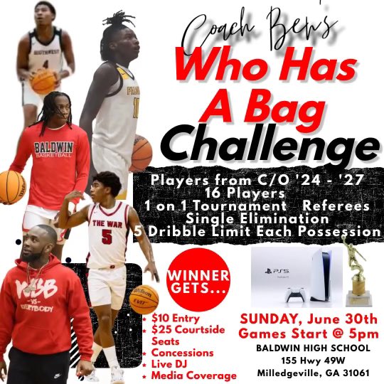 I had to go to South to get my last two contestants for my 1v1 challenge. The thing they don’t know is, I was almost thier coach two years ago. Valdosta made a good choice though. Coach Lee has done a great job. Please welcome Jabari Williams and Eric Love to the challenge.