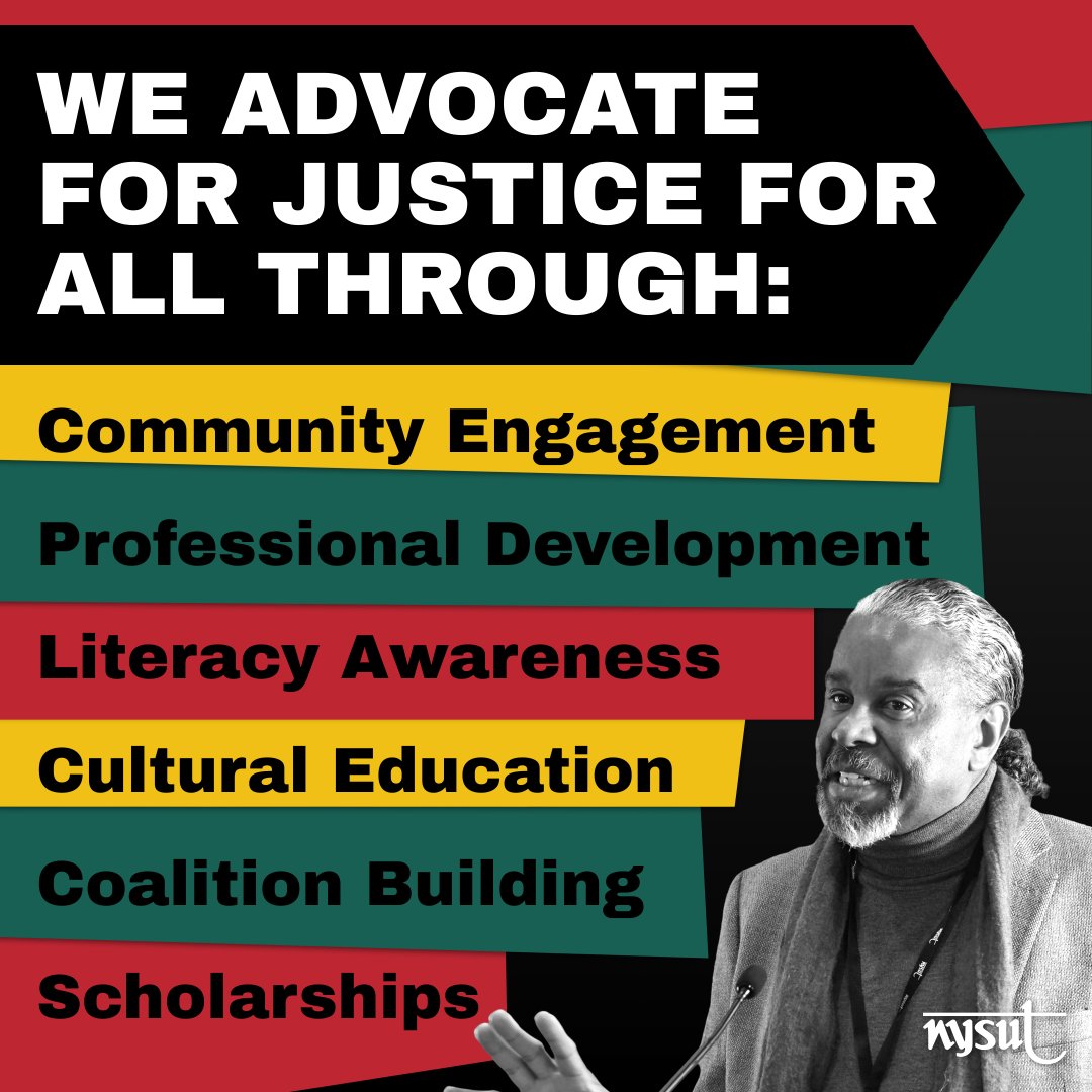 nysut's tweet image. Happy #Juneteenth from NYSUT!

Juneteenth (sometimes celebrated as “Emancipation Day”) is commemorated across the nation with parades, picnics, family gatherings and public celebrations. 

For more resources on African Heritage and Juneteenth, visit: nysut.org/news/2024/june…