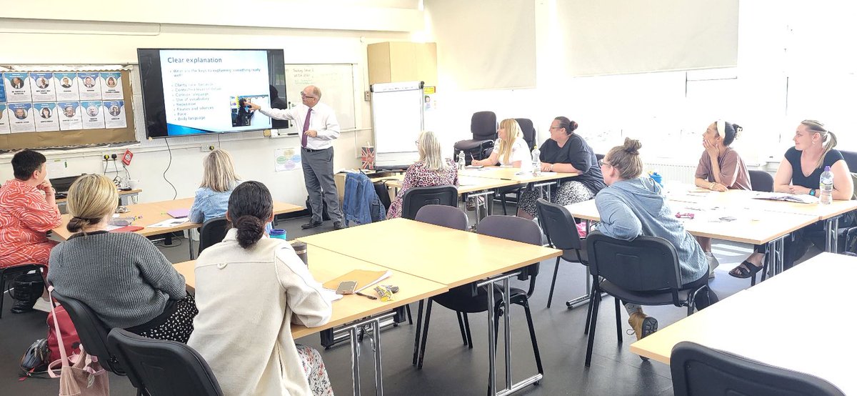 The highly-regarded Jonathan Bond delivered the final session of the 4 part "Supporting our Lower Attainers" training programme to support staff from across our Trust.

We host (almost) daily training in our Bloom Room to continuously develop all staff.