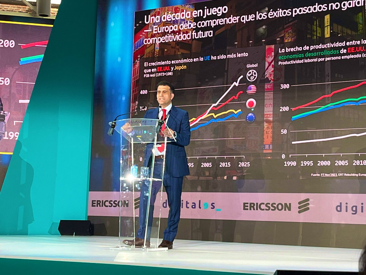 Estamos en #DigitalES2024, el “lugar para estar” con las conversaciones más relevantes del sector telco. No os perdáis la participación de <a href="/jorge_navais/">Jorge Navais</a>, que compartirá ideas sobre cómo afrontar las necesidades de infraestructuras digitales en #Europa​. ¡Sigue el resumen aquí!