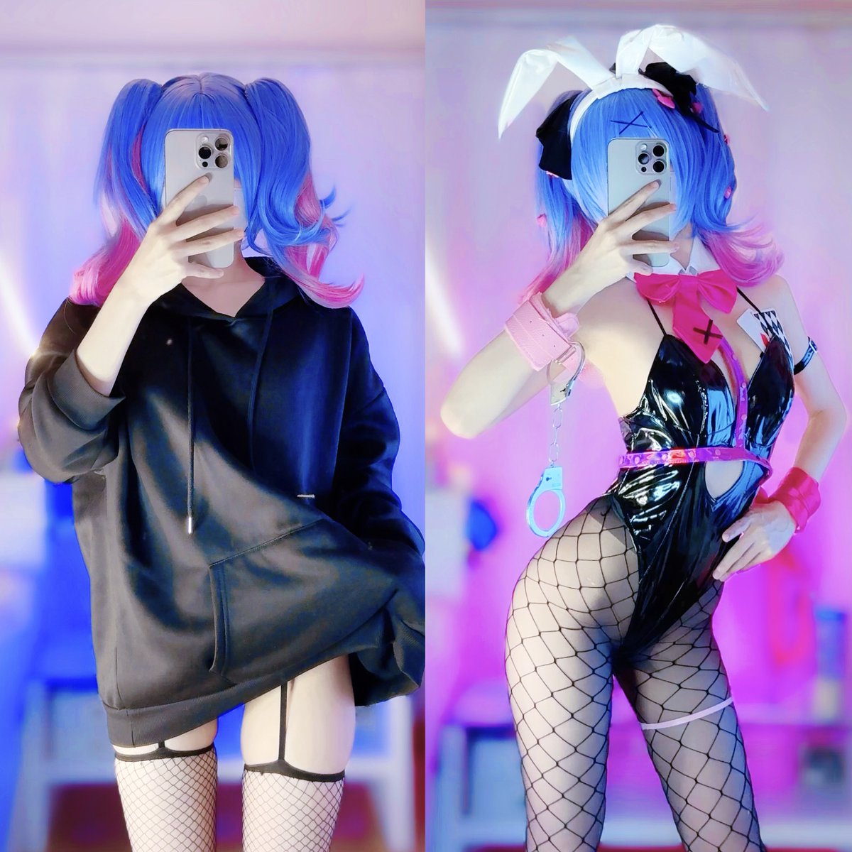 cos__YU_'s tweet photo. 🐇🕳️ #初音ミク #cosplay https://t.co/PZZf8BfgZD