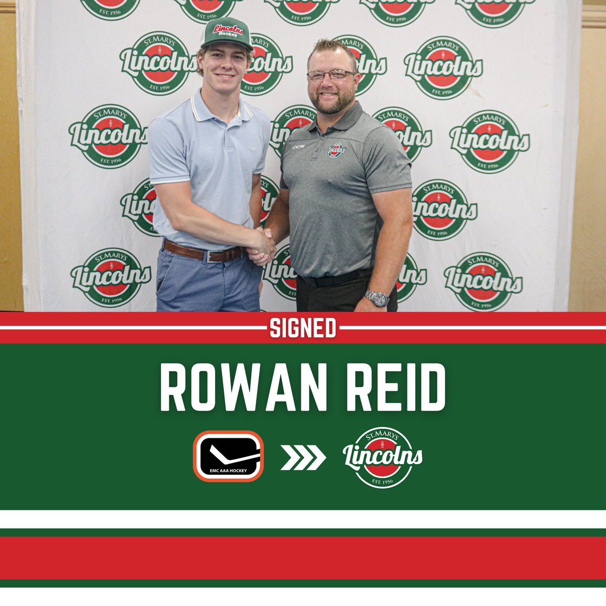 SIGNED - Lincs welcome Defenceman, Rowan Reid! From London, Rowan suited up for the U18 Elgin Middlesex Canucks last season and AP’d for the Lincs. Welcome to the Stonetown #WeAreLincolns