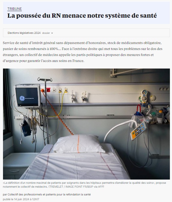 Pourquoi le programme de l’extrême-droite remet en question les droits des femmes, mais aussi l’accès à la santé ⬇️

La Tribune des médecins membres du CPPRS 👉: urls.fr/6ka535

🔍🧵