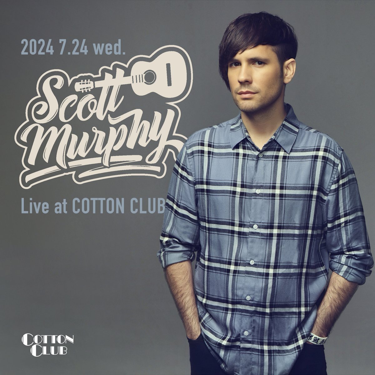 cottonclubjapan's tweet photo. 【新規公演決定！】
ALLiSTERやMONOEYESで活躍するフロントマンが登場
気鋭メンバーと繰り広げる一夜限りのライヴセッション！

2024 7.24 wed.
Scott Murphy
Live at COTTON CLUB
スコット・マーフィー
🔗https://t.co/hsyWf7s8p1

＜メンバー＞
#ScottMurphy [#MONOEYES / #ALLiSTER / Scott & Rivers] (vo, https://t.co/cNCYOn9LYT.)
#KARAS [solm] (g)
#マツモトシオリ (p)
#JonnyTillotson (b)
#一瀬正和 [MONOEYES / ASPARAGUS] (ds)