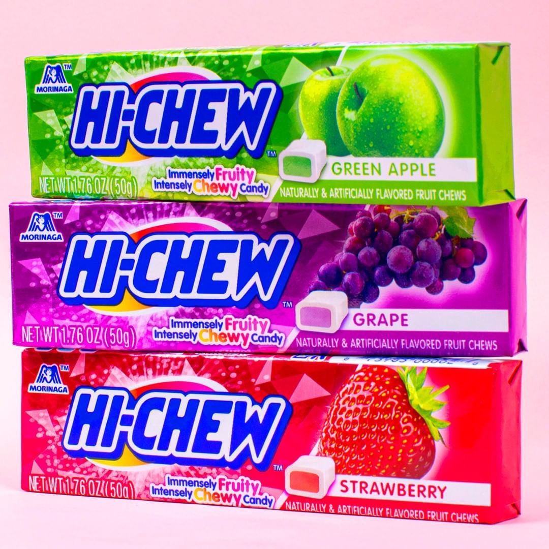 hichewuk's tweet photo. Green Apple.. Grape.. Strawberry.. what kind of flavour are you feeling today? Let us know below🤩 

#HICHEW #hichewuk #candy #candylover #candies #sweets #candyaddict #sweettreats #sugarfix #sugarrush #fruit #fruity #japanesecandy #sainsburys #tesco #asda https://t.co/TBfZx0GnXR