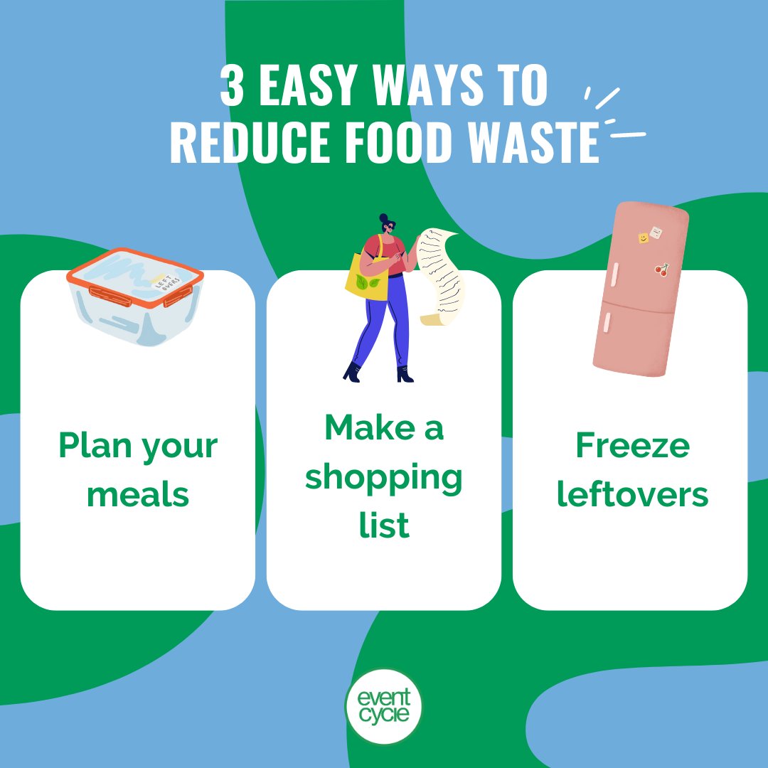 Ever thrown away food that's gone bad? 🍎 Let's reduce food waste together with these simple tips:
📅 Plan your meals
🛒 Make a shopping list
❄️ Freeze leftovers
Share your wasteful confessions below for solutions in our next post!