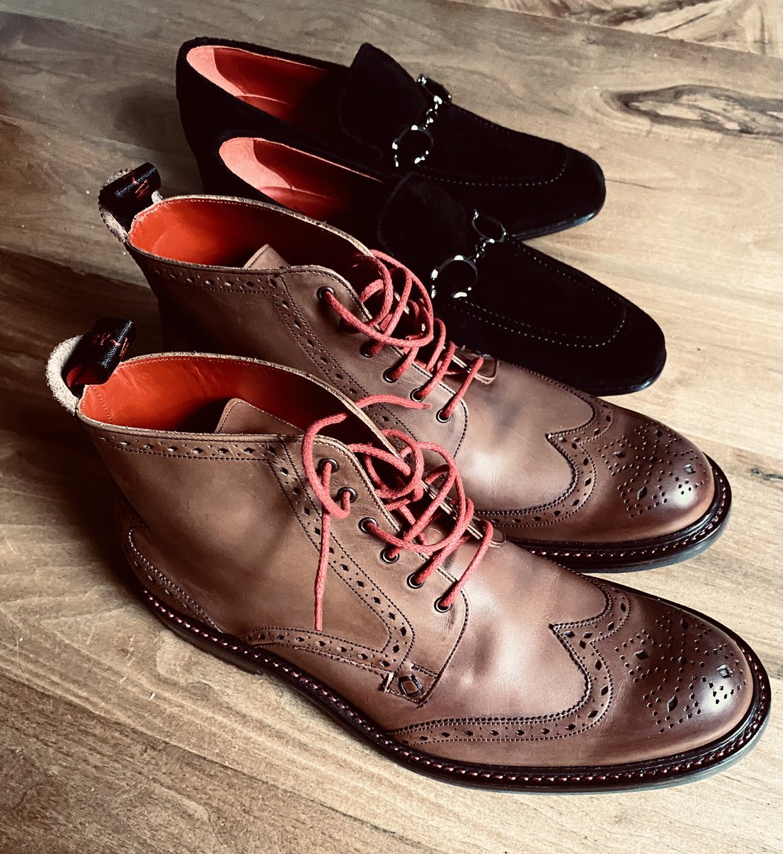 A couple of pairs of beautifully made shoes courtesy of <a href="/JefferyWestUK/">Jeffery-West</a> (who have some pairs named after Suede songs too).