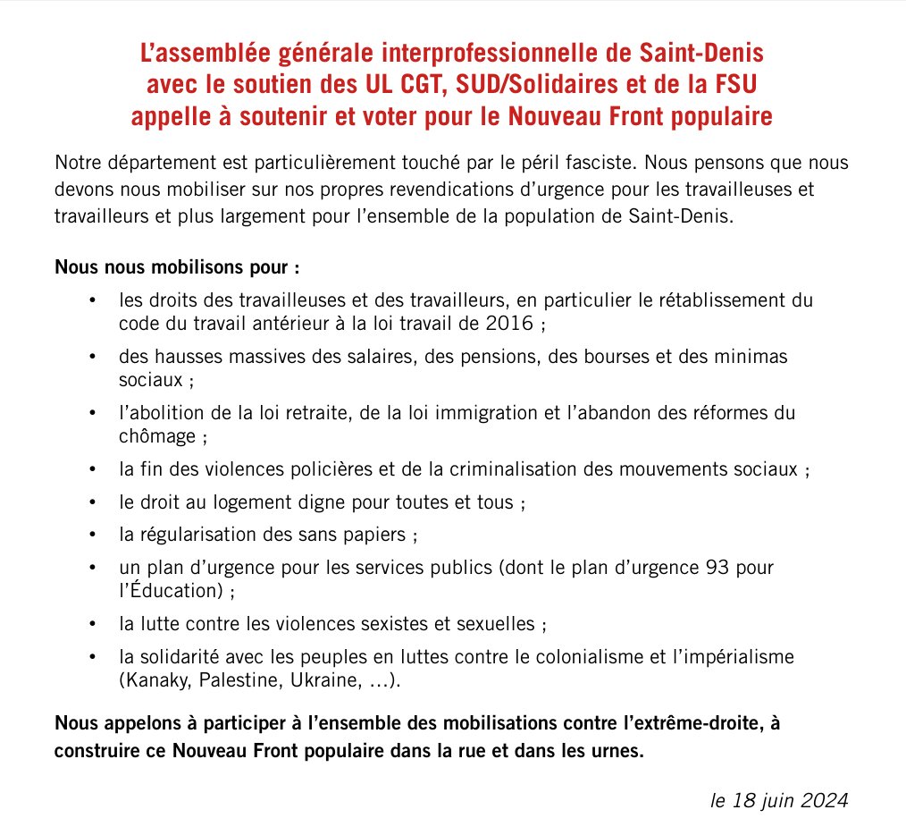 CGT Université Paris 8 tweet media