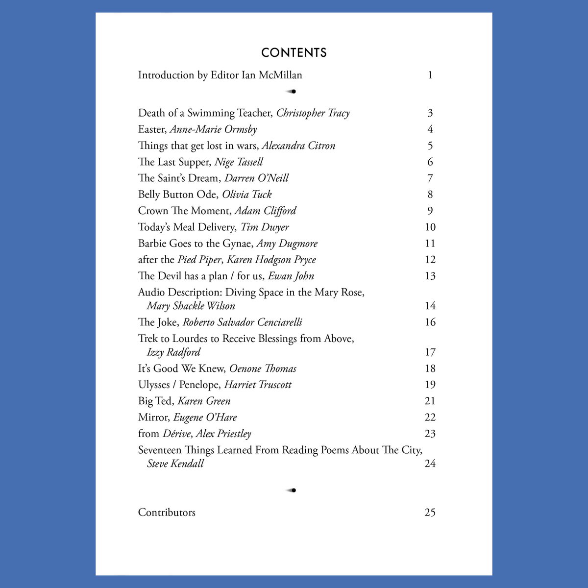 ICYMI Propel Issue 11 edited by <a href="/IMcMillan/">Ian McMillan</a> is out now!

Feat. 20 wonderful poems selected by Ian, you can explore the full issue here:
propelmagazine.co.uk/eleven