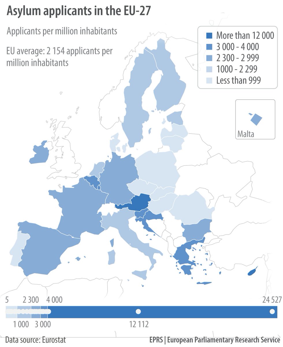 EP_EPRS's tweet image. According to @UN estimates,
🔹117.2m people were forcibly displaced or stateless in 2023, worldwide
🔹nearly 29.3m of them are refugees
epthinktank.eu/2023/06/19/wor…
#WorldRefugeeDay