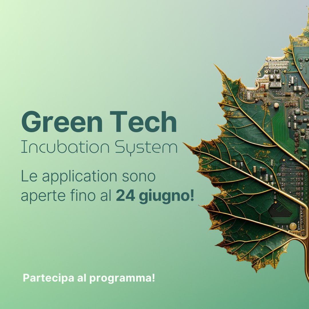 FondCarisbo's tweet image. ⏳ Ultimi giorni per candidare entro il 24/6 il tuo progetto o la tua startup al nuovo programma di incubazione promosso dalla nostra Fondazione in partnership con @intesasanpaolo e con il supporto tecnico dell’associazione #TechGarage e @dpixel_vc 
👉 fondazionecarisbo.it/green-tech-inc…