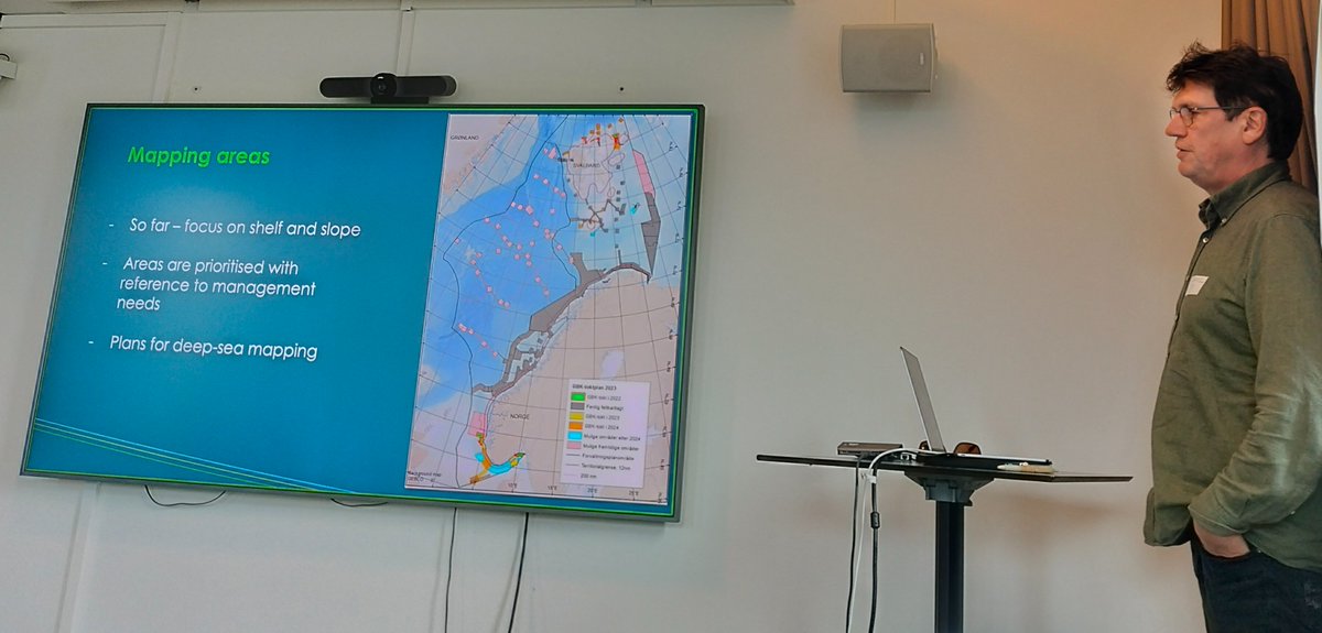ralip88's tweet photo. From #IMR #Pal Buhl-Mortensen presenting #mareano programme https://t.co/FceCOHunFZ
