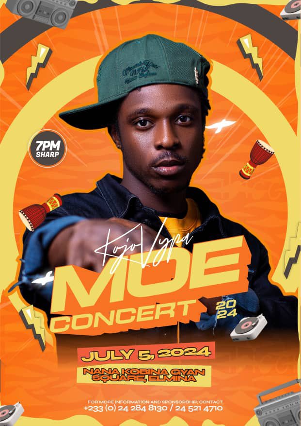 goode_fynn's tweet photo. @kojo_vypa doing it again this year’s Elmina Bakatue Festival with his MOE CONCERT.
Come join us Jam haaarrrdddd 🔥🔥🔥
#BigDawsonEp #Moeconcert https://t.co/ITr9jijQ4E