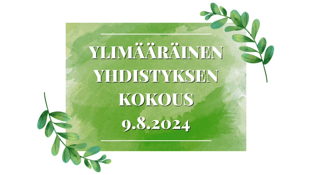 9.8.2024 pidetään ylimääräinen #sukupuolentutkimuksenseura yhdistyksen kokouksen uuden hallituslaisen nimeämiseksi. Kaikki #suns jäsenet ovat lämpimästi tervetulleita. Kokous pidetään Zoomissa.

Tarpeelliset tiedot kokouksesta löydät täältä: sukupuolentutkimus.fi/2024/06/19/kut…