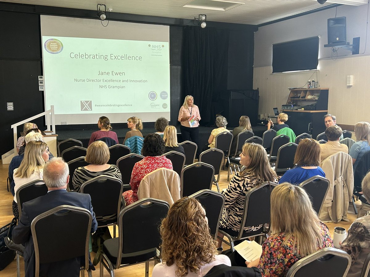 Excited to hear about all that’s going on in the  NHSG NMAHP community at #wearecelebratingexcellence in Elgin today.