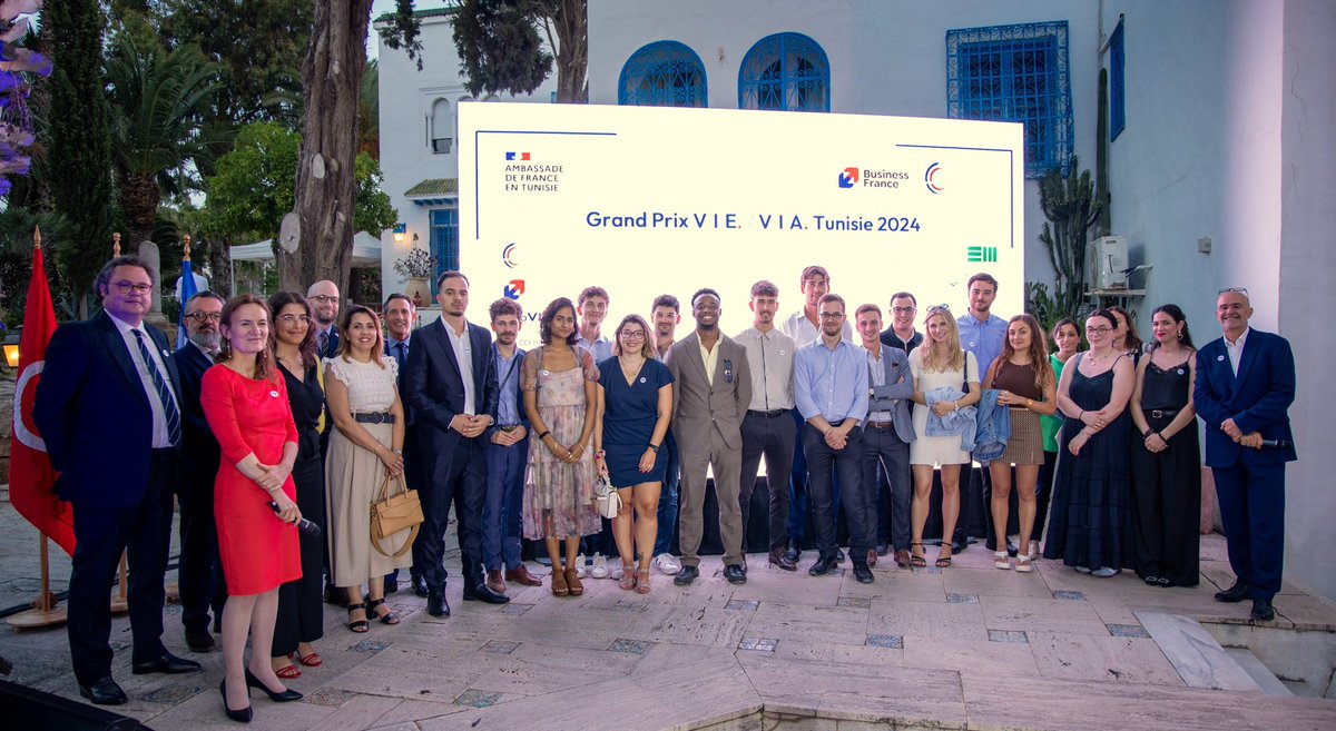 MichelBauza's tweet photo. ✅ 4 jeunes #Talents en #VIE_RH & V.I.A lauréats du #GPVIE 🇹🇳 2024 avec @Club_VIE @Les_CCE @CTFCI1 @IFTunisie @FranceTn @businessfrance
👏 pour découvrir Assia @DGTresor Agathe @servier Lilian #ACTIA et Basile @bbot_Fr
👉 https://t.co/bq8S5L9r1K https://t.co/O5LGPa2wNQ