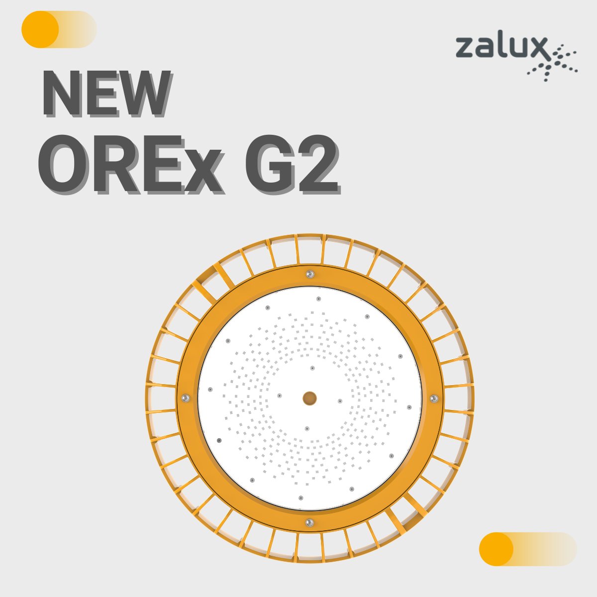🟠 Discover the new OREx2 G2! 

A robust luminaire with up to 41,850 lm for Ex Zone 2, 22. 

This an #ATEX luminaire easy to install, even in high ceilings which accumulate a lot of heat up to 75ºC, or outdoor poles thanks to its specific accessories. 

i.mtr.cool/poxlqmpiga