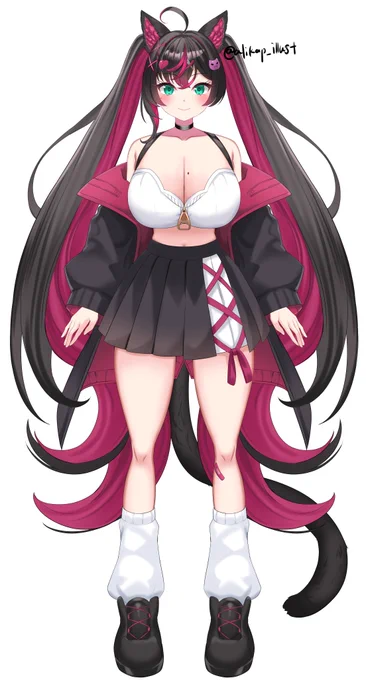 魂募集の予定が"ない"Vtuberのデザインができました。 