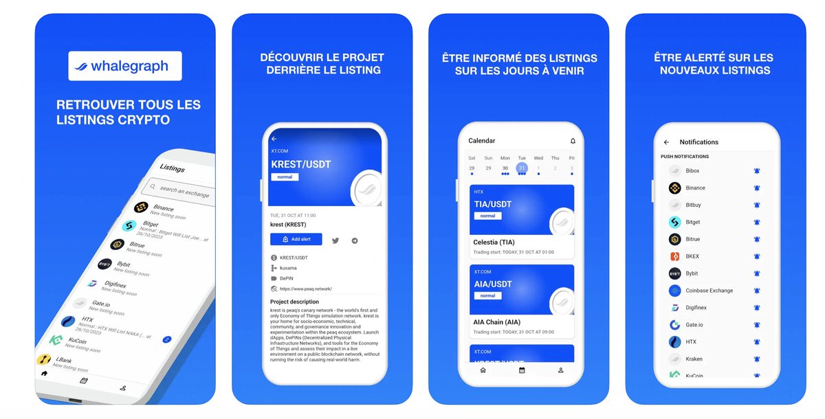 jeremy_graph's tweet image. Hello,
Si certains sont intéressés par la #crypto, je viens de finaliser la v1 d'un side project qui détecte les ICO sur une dizaine d'exchanges
iOS : apps.apple.com/fr/app/whalegr…
Android: play.google.com/store/apps/det…
#bitcoin #Ethererum #cryptofr