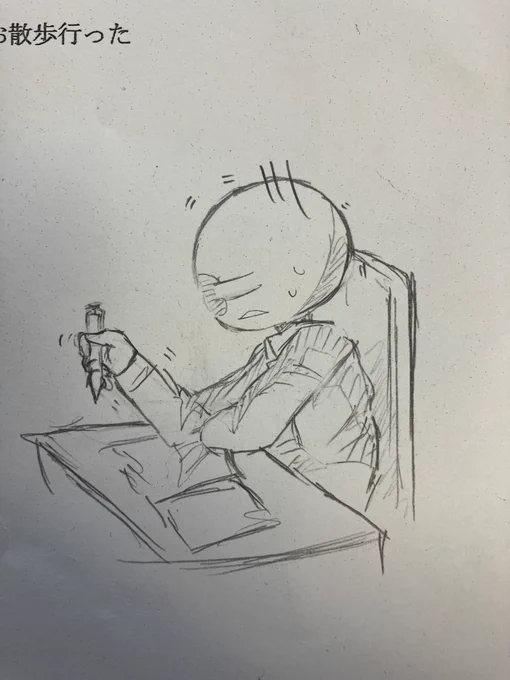 テスト中の落書き解放((  三枚目のやつは妹が暇でかいてたらしい。すご 