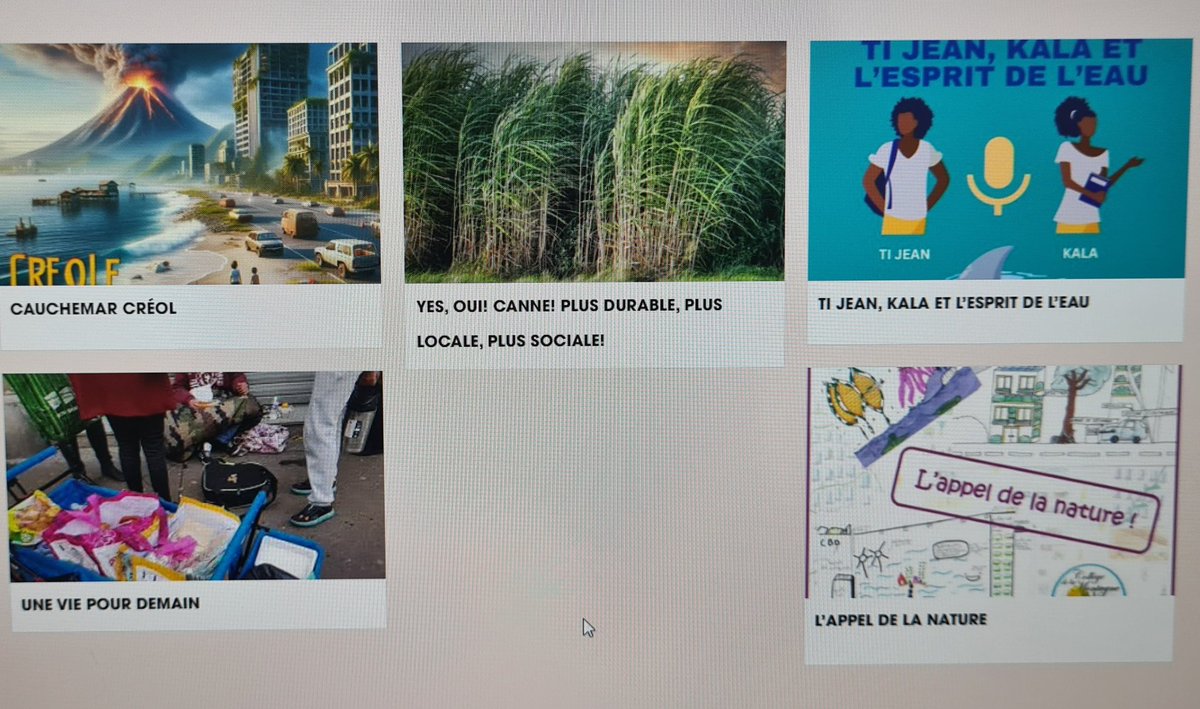 Concours  #ReinventerLeMonde <a href="/AFD_France/">Agence Française de #Développement (AFD) 🇫🇷 🇪🇺</a>
4️⃣ #podcasts demi-finalistes sur 5 projets accompagnés dans <a href="/AcLaReunion/">Académie de La Réunion</a> par @guillomevallet
 Bravo à tous ! 🎉