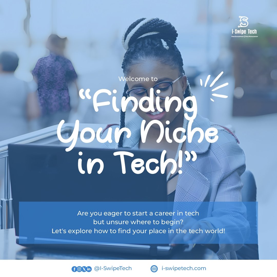 ISwipeTech's tweet image. How To Find Your Niche In Tech!

Let&apos;s get right into it. Already a techie? How did you get into tech? Tips for newbies? Share in the comments!

I-Swipe Academy classes start June 24th. Enroll now! Send us a message!

#ICTAcademy #ISwipeTech #TechNiche #TechCommunity