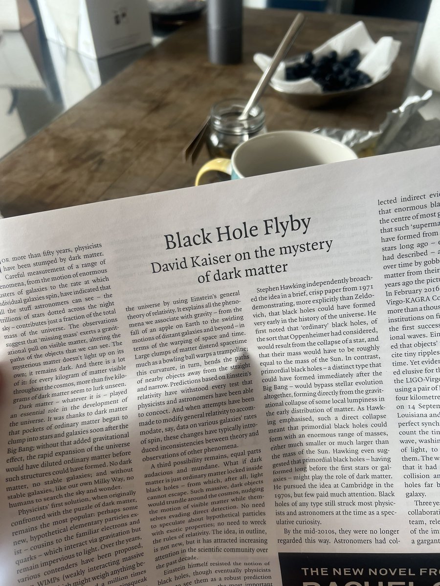 What a morning read. 🕳️