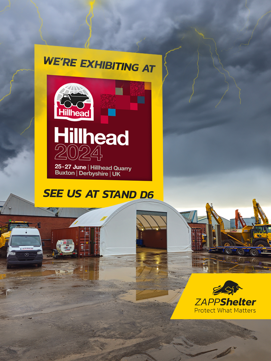 It's just around the corner!

Next week the biggest names in the quarrying and construction industries will be at <a href="/hillheadshow/">Hillhead</a> - but will you be there?

Getting undercover is so important for reducing costs, and improving site efficiency, so come speak to our team on Stand D6!