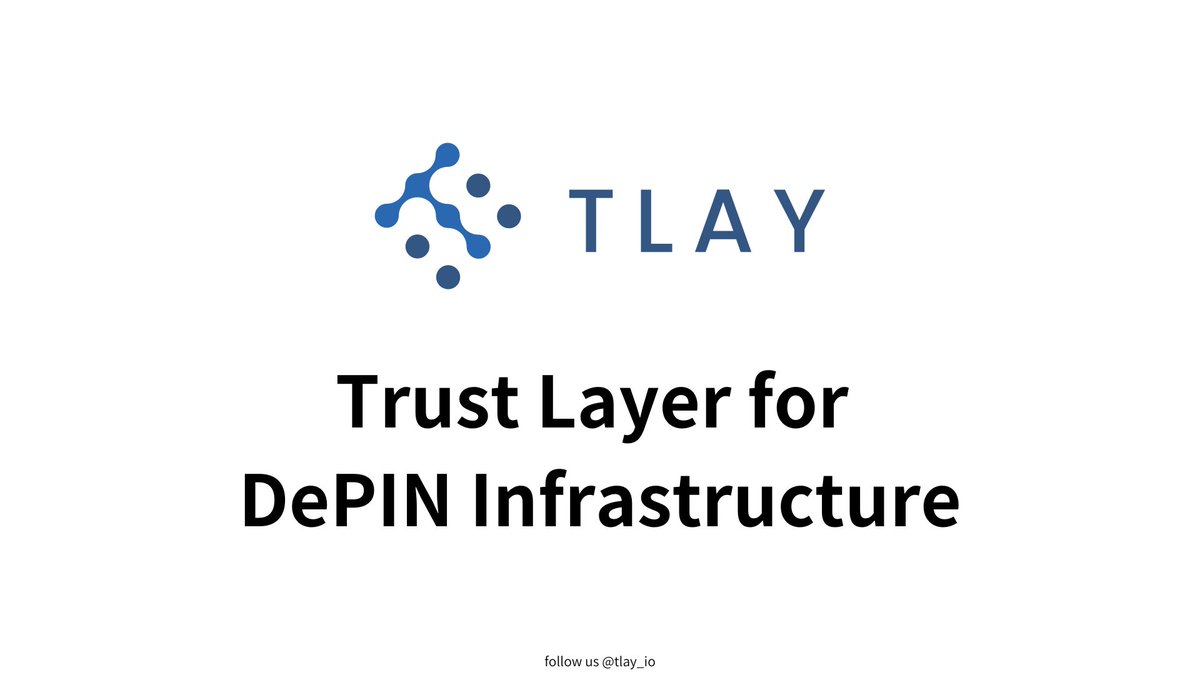 tlay_io's tweet photo. 🌐 Introducing TLay: Building a digital trust layer for DePIN infrastructure to enable large-scale collaboration and a public asset network for Real-World Assets (RWA). Dive into our latest blog to learn more:
🔗 [English Version]: https://t.co/dSuIY7Zku7
#DePIN #Infra #Trust https://t.co/sSw4G9MNzt