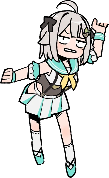 めちゃ可愛く描けたので透過