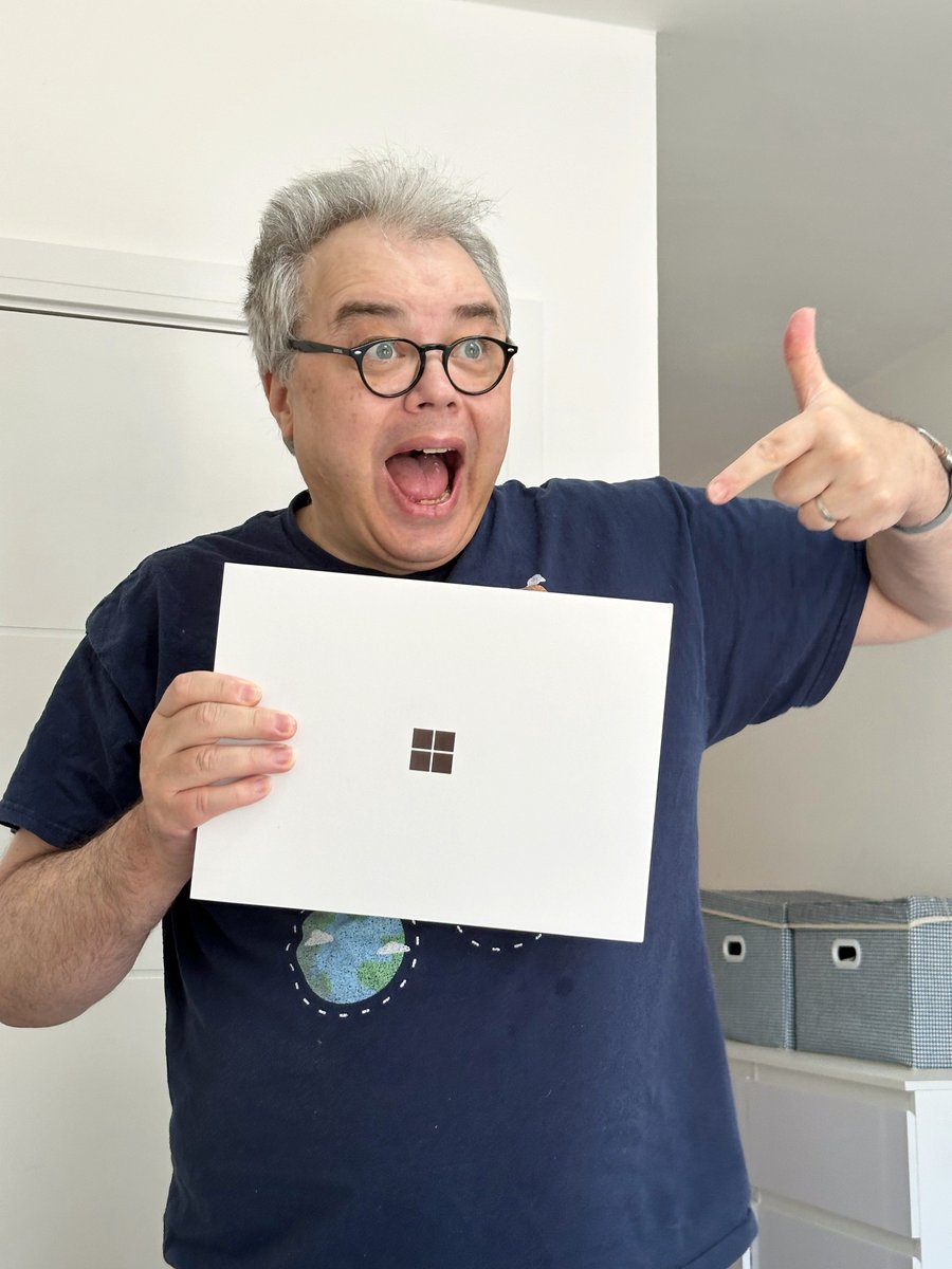 elitistreview's tweet image. This is actually from yesterday, but I was too busy being happy then to post this. But let&apos;s forget that and just get on:

I&apos;ve got a #CopilotPlusPC! Whoopee! It&apos;s a @Surface Pro 11 and, my, is it fast! I love it!