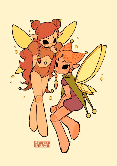 Faeries who appear a lil bit in my comic 
