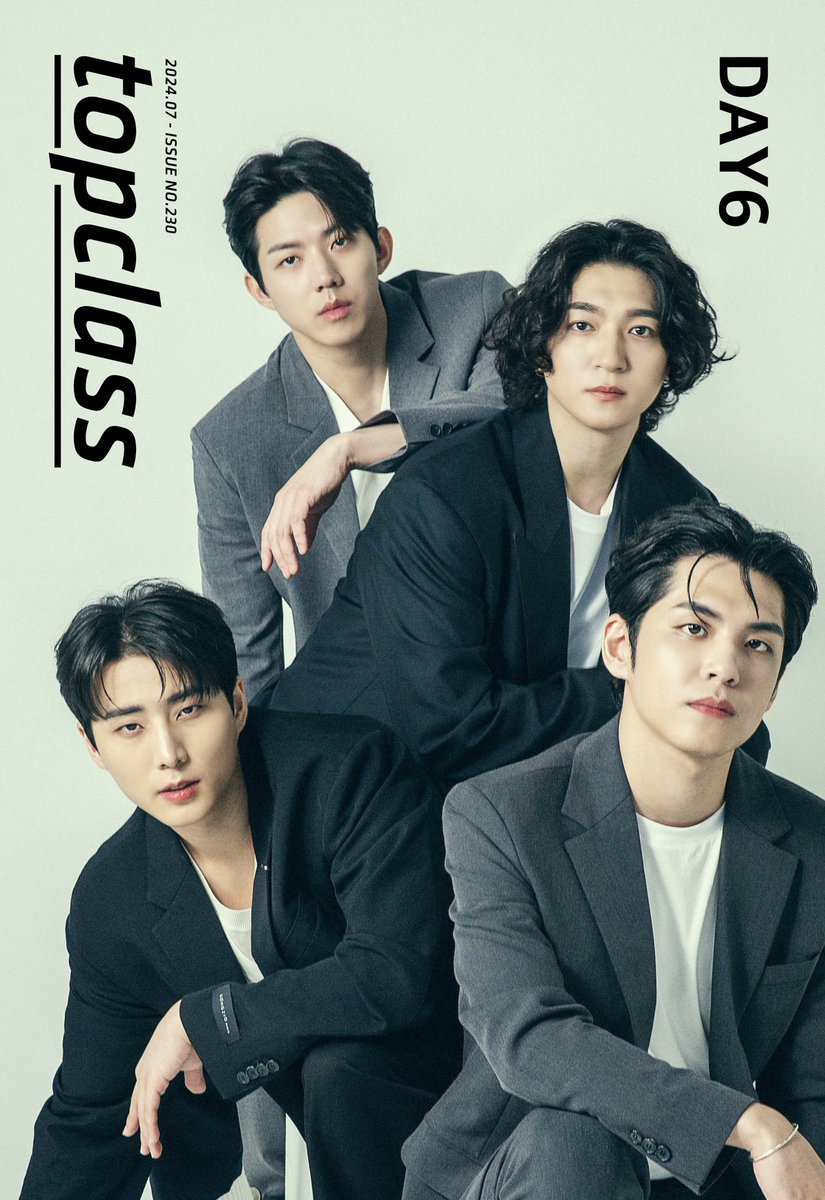 day6official's tweet image. topclass📖🖤
2024.07 - ISSUE NO.230

#DAY6 #데이식스
#topclass