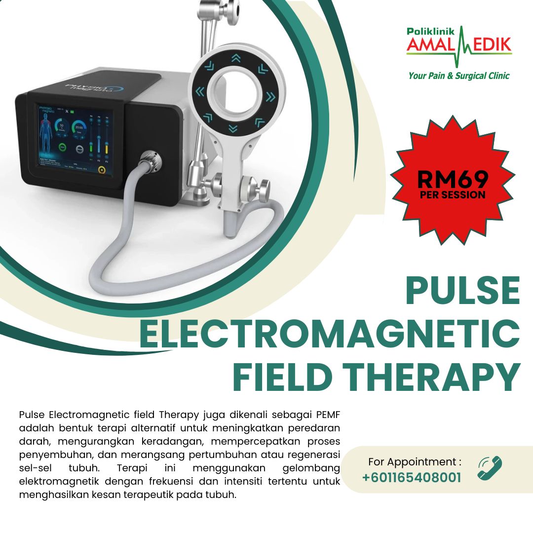 amalmedikBSP's tweet image. Kami di 𝗣𝗼𝗹𝗶𝗸𝗹𝗶𝗻𝗶𝗸 𝗔𝗺𝗮𝗹𝗺𝗲𝗱𝗶𝗸 𝗦𝗮𝘂𝗷𝗮𝗻𝗮 𝗣𝘂𝘁𝗿𝗮 menyediakan terapi PEMF untuk mempercepat penyembuhan dan meningkatkan kesejahteraan secara holistik.

#pemftherapy #electromagneticwave #jointpain #sakitsendi