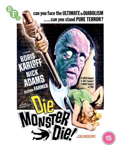 The first pressing of the upcoming Blu-ray of ‘Die, Monster, Die!’ (22 July) will include, among many other extras, a short essay on adaptations of ‘The Colour Out of Space’ from my own fevered, trembling hand. #boriskarloff #lovecraft #horror <a href="/BFI/">BFI</a> Link: shop.bfi.org.uk/die-monster-di…