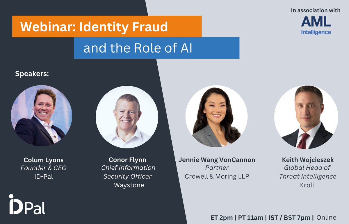 A former U.S. Secret Service Agent, a technology trial lawyer, and a Chief Information Security Officer walk into a bar. Best caption wins. 
Join an open &amp; honest discussion about the #cybersecurity landscape June 27th

🔗us06web.zoom.us/webinar/regist…