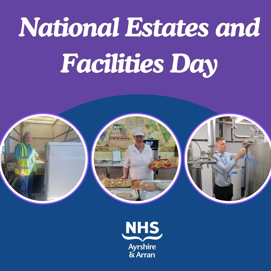 Today we say thank you to all of the Estates &amp; Facilities professionals in Ayrshire &amp; Arran on National Healthcare Estates &amp; Facilities Day 2024. To all those who work tirelessly behind the scenes, we appreciate all of the work that you do for our staff, patients and visitors.