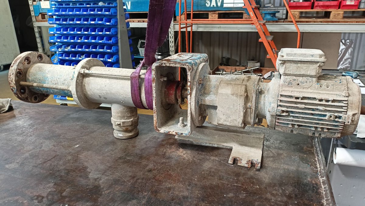 PCM_communicate's tweet image. Restauration complète d&apos;une PCM EcoMoineau™ 25C6S. Fin prête à reprendre du service avec des performances optimales !

PCM offre une solution fiable et durable pour vos besoins de pompage, garantissant une qualité et une assistance technique de premier plan.