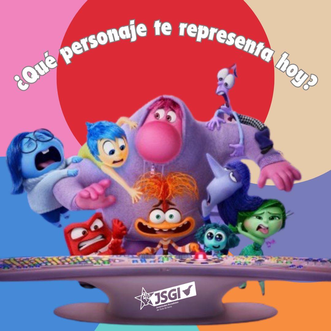 JS_Guiadeisora's tweet photo. Hoy se estrena “Del Revés 2” en España (Inside Out 2)🎊, aunque para película… La que tiene montada #CC y el #PP en Guía de Isora❌

¿Con qué persona de Del Revés 2 te identificas hoy?🤔🌈

#Estreno #DelReves2 #InsideOut #19Junio https://t.co/jhfpKVax2q