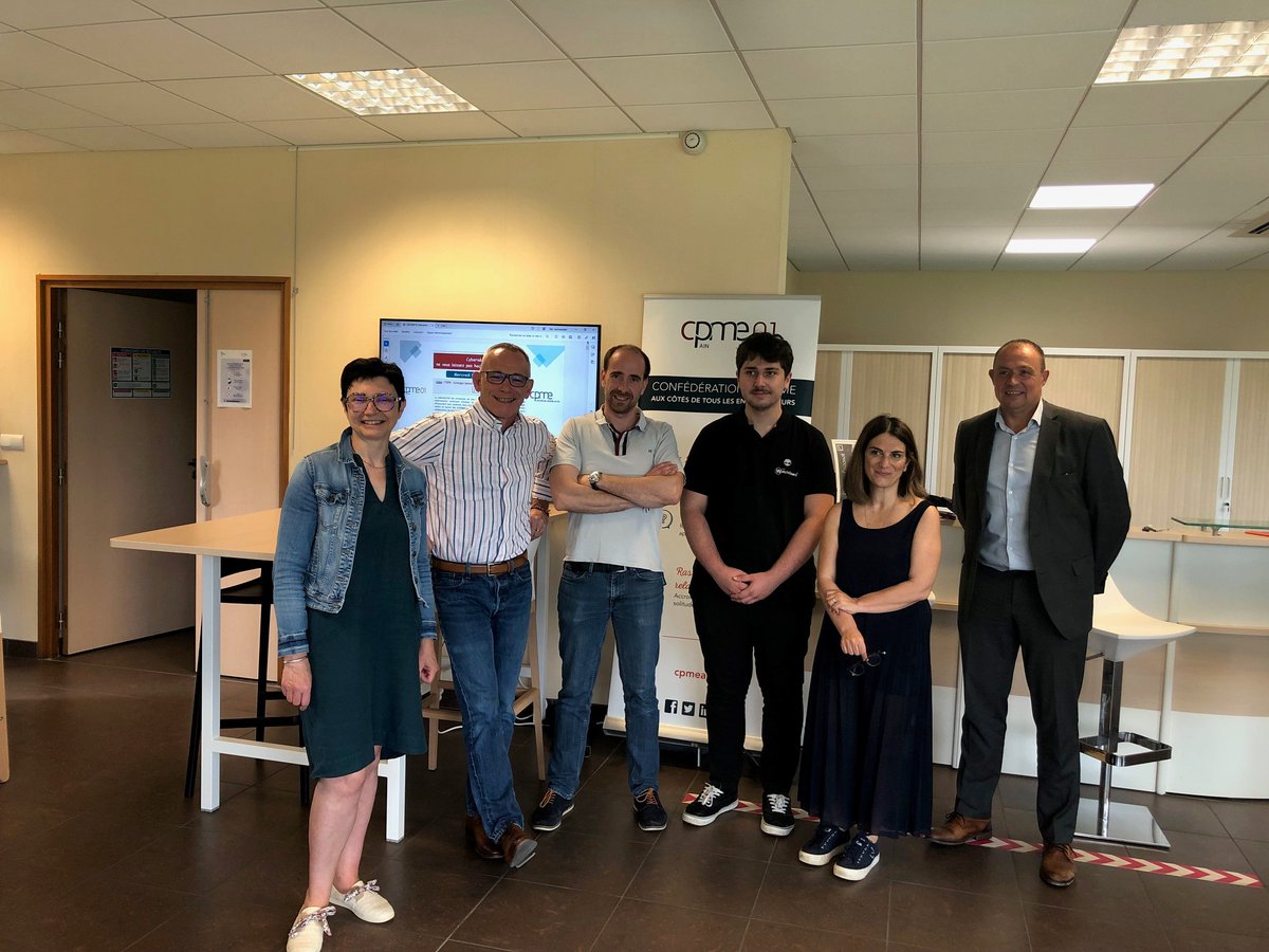 Ce matin la CPME AIN organisait une action sur la cybersécurité. 
Une matinale riche en échanges !
Des solutions existent avant qu’il ne soit trop tard !
Merci à Anthony Orsonneau pour son accueil ainsi qu'à nos partenaires experts : <a href="/Gendarmerie_001/">Gendarmerie de l'Ain</a> <a href="/sipia01/">Vincent DODEUR</a> <a href="/ca_centrest/">Crédit Agricole Centre-est</a>