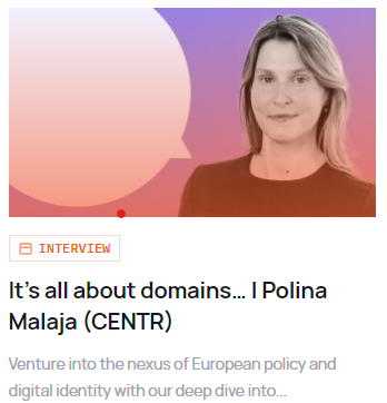 CENTRnews's tweet photo. 🎙Our Policy Director @CENTR_Polina had the pleasure of sitting down for a chat with @InterNetX, discussing #internetgovernance, #EUpolicymaking, #digitalidentity, and more.  

Check out the interview here 👉 https://t.co/L293K6QXEF

#ccTLDs #domainnames #DNS https://t.co/ZAlAY4IcsC
