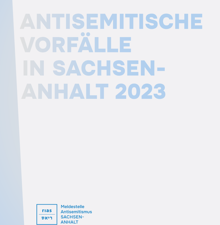 Jahresbericht: "Antisemitische Vorfälle in #SachsenAnhalt 2023" - RIAS Sachsen-Anhalt dokumentierte im Jahr 2023 insgesamt 178 Vorfälle, hiervon aber 95 im letzten Quartal nach den Massakern der Hamas. 
#Antisemitismus 

Zum ganzen Bericht: report-antisemitism.de/documents/2024…